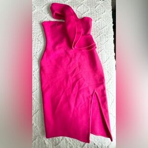 Hot pink Bandage dress size large